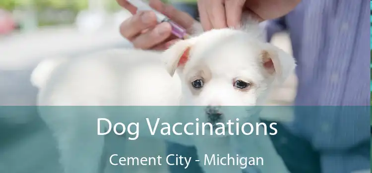 Dog Vaccinations Cement City - Michigan