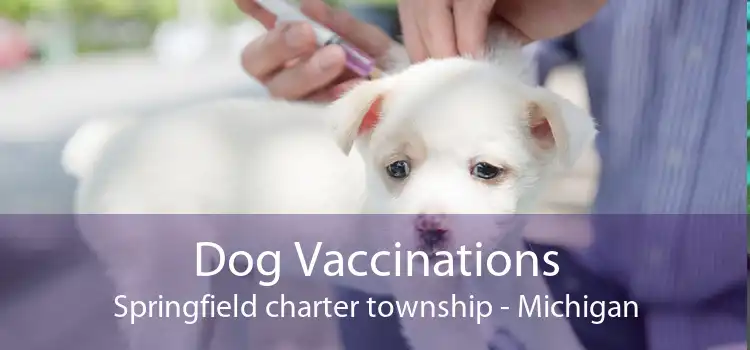 Dog Vaccinations Springfield charter township - Michigan